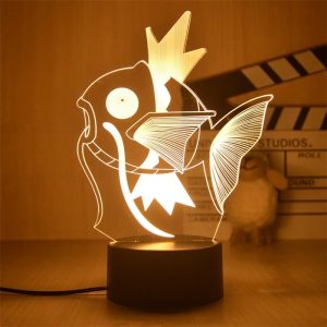 Pokemon LED Tischlampe 3D Karpador Dekoration