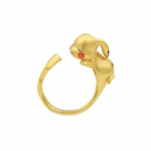 Pokemon Schmuck Pikachu Gelb Ring